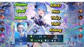 KRIXI Phù thủy thời không | không team dame quá mạnh #krixihottrend #lienquan #lienquanmobile