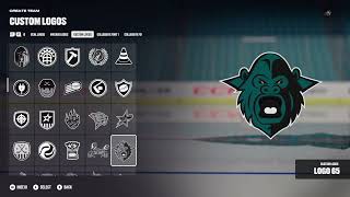 nhl 25 all custom logos