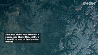 British Columbia, Canada, filmed from space in 4K by Sen's cameras on the ISS | Earth from space