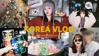 韓国Vlog🇰🇷｜真冬のソウル旅行たのしすぎ☃️💙‼︎ 爆食しまくりな3泊4日の旅✈️🎄