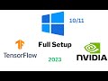 How to setup NVIDA GPU for TensorFlow in Windows 10/11