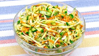 Cabbage tastes better than meat. Why didn't I know about this cabbage recipe. Zucchini coleslaw!