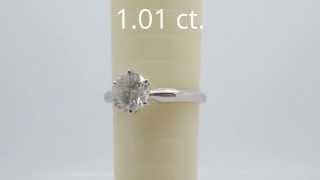 1.01 ct. Round Diamond Ring  *Mikado Diamonds*