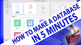How to Make a Database in 5 Minutes-FileMaker Video Training-FileMaker Videos