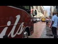 nypd hercules team patrolling on west 34th street in the midtown area of manhattan in new york city.