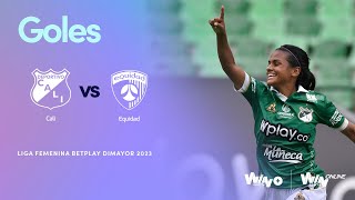 Deportivo Cali vs. La Equidad (goles) | Liga Femenina BetPlay Dimayor 2023 | Fecha 8