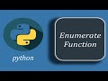 Python Enumerate Function | Enumerate Function In Python