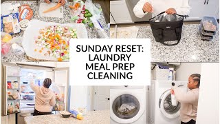 MY SUNDAY RESET ROUTINE: LAUNDRY, MEAL PREP, CLEANING