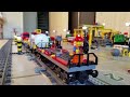 LEGO Cargo Train 60098 - Underway in the Garden - Construction Video Part 9