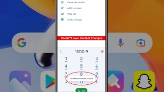 Can't save new contacts in my Redmi Note 10 Pro #Shorts|| Fixed couldn't save contact changes xiaomi