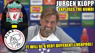 Jürgen Klopp Press Conference! ''It Will Be Very Different...'' l Liverpool FC - AFC Ajax