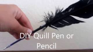DIY Quill Pen or Pencil!