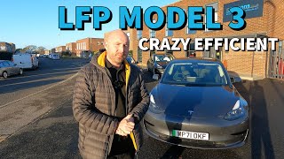 New Battery! Tesla Model 3 Standard Plus with 60kwh LFP. Range, efficiency and charging review. Sr+