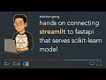 Building a Streamlit Frontend for FastAPI & Scikit Learn Model