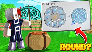 Minecraft But Crafts Get ROUNDER!!