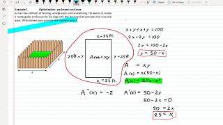 Calculus I Lecture 25 Optimization