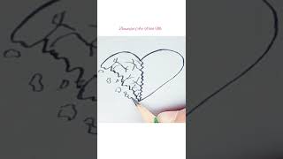 Heart drawing | short video @beautifulartwithme