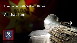 William Himes in rehearsal -  'All that I am'