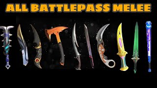 Valorant All Battlepass Knife Skins  \u0026 Animations