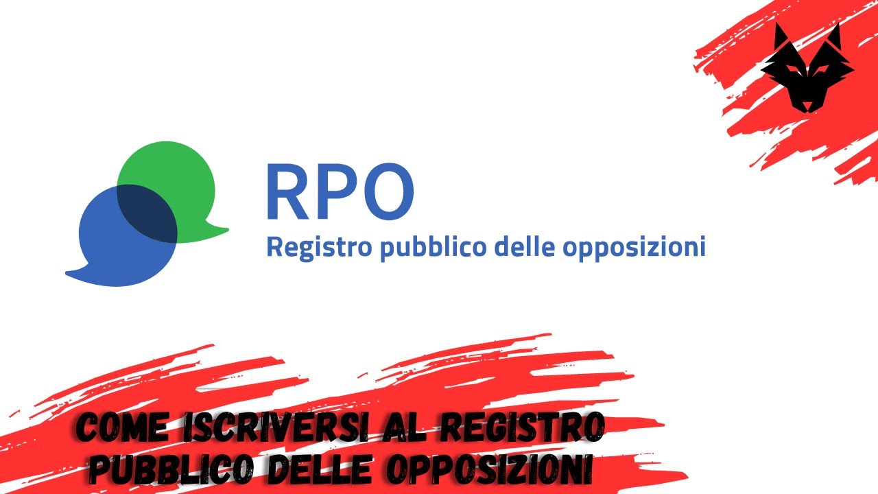 Come Iscriversi Al Registro Pubblico Delle Opposizioni Per Non Essere ...