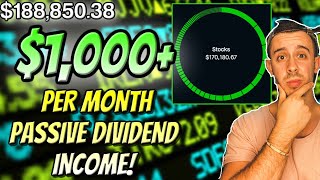Building A $1,000+/Month Passive Income Dividend Portfolio Starting From $0