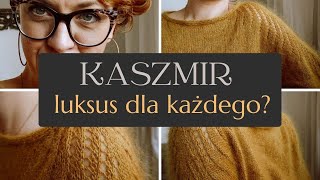 Knitting Vlog 18-Czy warto kupić tani kaszmir? @primrose.knitter Sweter Drops Design Sapphire Trails