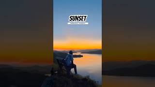 Menikmati Indahnya Sunset Di Kabupaten Jayapura ( sentani ).🌞⛰️