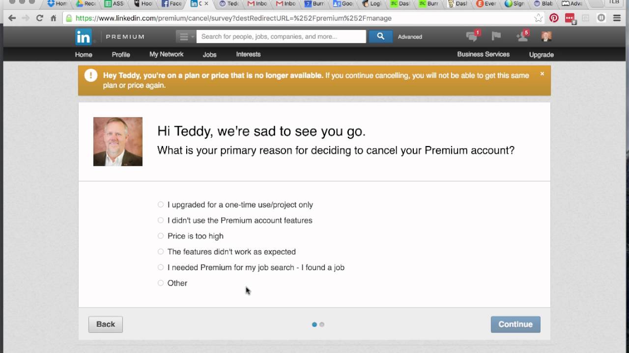 How To Cancel A LinkedIn Premium Subscription - YouTube