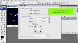 How to resize a documents canvas in PhotoShop