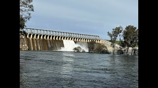 Bethanga Bridge and Hume Weir Wall. Aug 2022