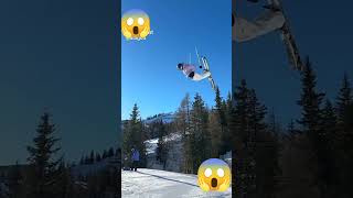 Unbelievable jump on ice #shorts #reels #tiktok #trending