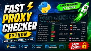 This Python Proxy Checker is Faster Than Paid Tools 😳