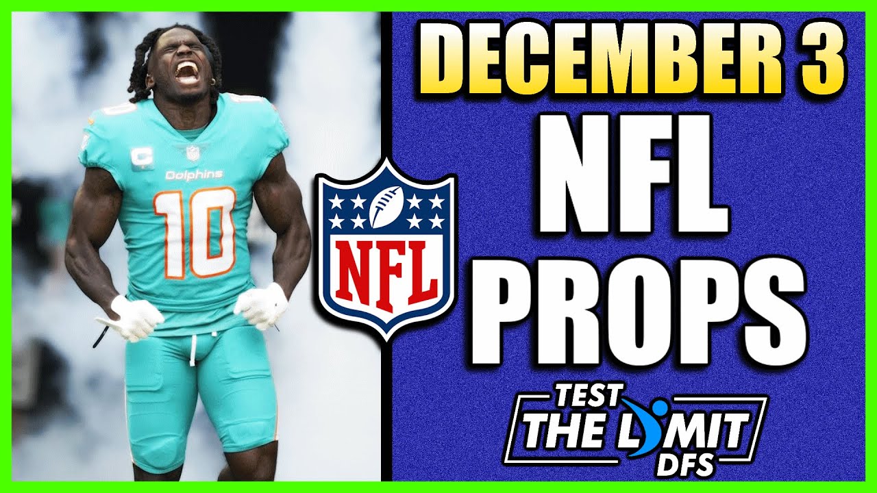 (17-4 RUN!) Best NFL Player Prop Picks Today! | Sunday 12/3/2023 ...