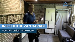 Inspectie van een verouderde garage: diverse scheuren en vochtproblemen!