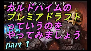 【MTGアリーナ】カルドハイムのプレミアドラフトに参加してみた#1