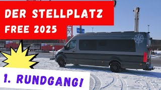 💡Erster und alleine oder zu früh? Rundgang FREE Stellplatz in München | Wohnmobilstellplatz