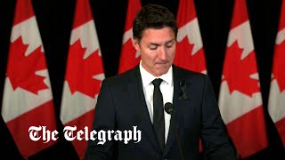 Justin Trudeau tears up as he announces Queen Elizabeth II's death - 'one of my favourite people'