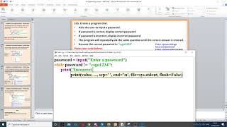 Task 105 - While loop