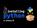 Installing Python on Windows - Programming Parrot