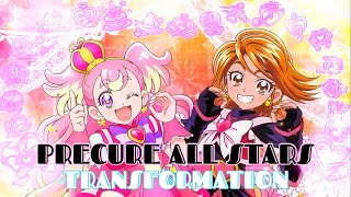 【映画風】プリキュアオールスターズ変身集(ふたりはプリキュア〜わんだふるぷりきゅあ)-Precure All Stars Transformation ver.Movie Style-