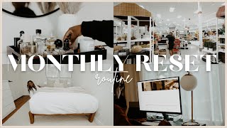 Monthly Reset Routine: Deep Cleaning, Self Care, Setting Goals, Planning in Notion