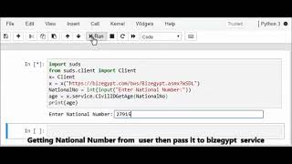 python calling xml Web Service