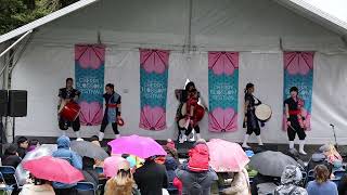 Gokoku Hojo+Kamigami no Uta+Uminokoe @Vancouver Sakura Days Japan Fair  - Vancouver Okinawa Taiko