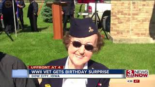 WWII vet receives letter of honor on 96th birthday