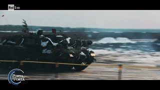 Dai Leopard tedeschi agli Abrams americani. Le nuove armi di Kiev - Porta a porta 26/01/2023