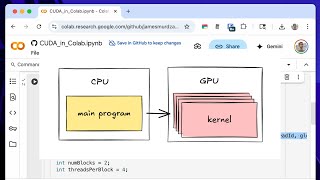 Run CUDA code in Google Colab (Intro to GPU programming)
