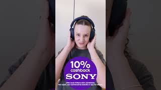 Escape the chaos with Sony WH-1000XM5 headphones and get 10% cashback! 🎧