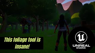 This Unreal Engine Foliage Tool is Insane! #unrealengine  #unrealengine5 #ue5