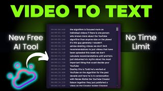 Video To Text Converter [FREE] YouTube Video To Text Converter