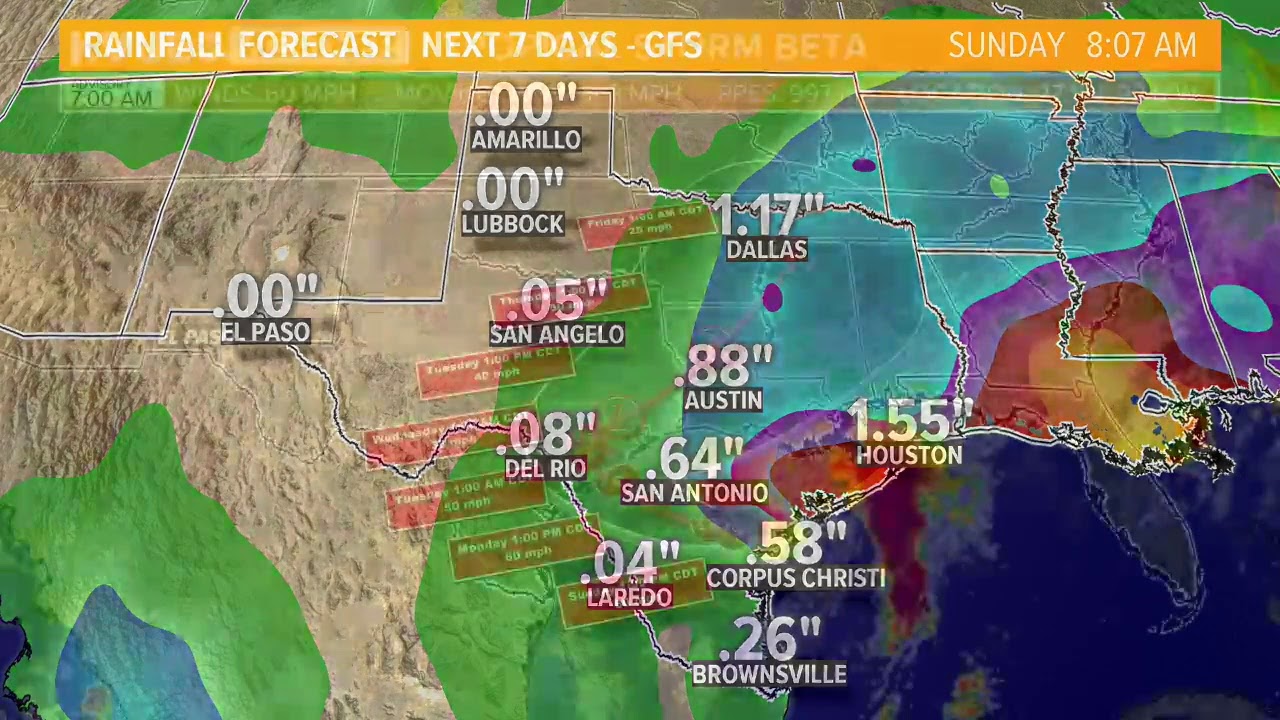 RADAR: Tropical Storm Beta Continues To Approach The Texas Coast | KVUE ...